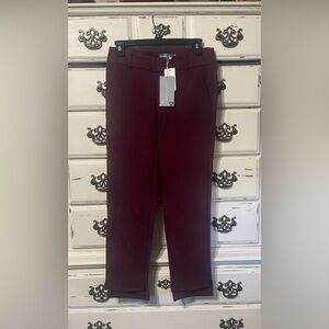 I Love Tyler Madison Burgundy Dress Pants NWT Small